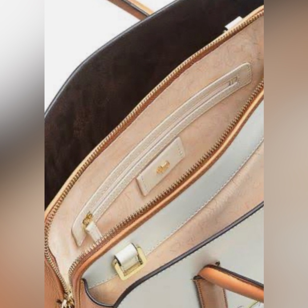 Radley London Liverpool Street 2.0 Orange Blossom Leather Multiway Ivory Handbag - Picture 4 of 16